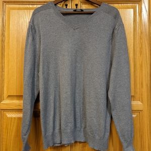 Denver Hayes, NWOT grey mens XL, cotton cashmere